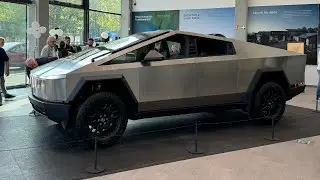 ‼️TESLA CYBERTRUCK  in Düsseldorf, Germany - BIG TRUCK - WOW ‼️💯