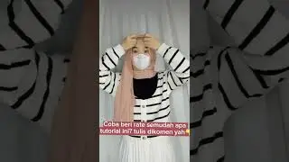 Tutorial hijab pashmina Nutup dada #shorts