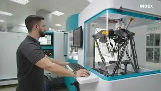 INDEX C100 mit iXcenter und Messzelle - Closed loop