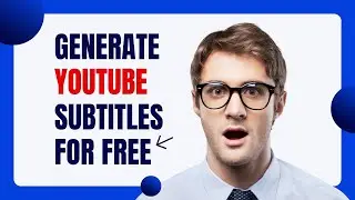 Generate youtube video SUBTITLES in any Language for FREE 2023