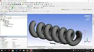 Simulating 3D Flow through a Helical Pipe in ANSYS FLUENT - PART 2: Meshing