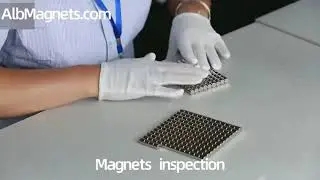 Magnets inspection and packing process