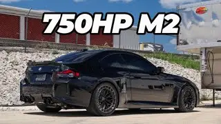 My 2024 BMW M2 goes from 500hp to 750hp with only a couple mods!! CRAZY!! Its so fast now!