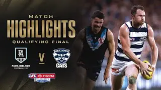 Port Adelaide v Geelong Cats Highlights | Qualifying Final, 2024 | AFL