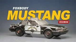 From Pursuit to Interceptor Custom Matchbox Foxbody Mustang Highway Patrol