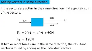 Physics Lesson on Vectors and Scalar Quantities