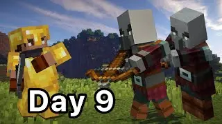 I Fought The Pillangers I Almost Die! | MINECRAFT