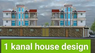 1 kanal house full video step by step. #housedesign #housemap #civilengineering