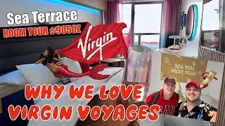 Why VIRGIN VOYAGES  is now one of our favs?! Come check this!  Sea Terrace Room Tour 