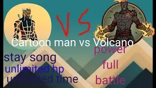 Shadow Fight 2 CATOON MAN vs VOLCANO @SUPERSHADOW3375