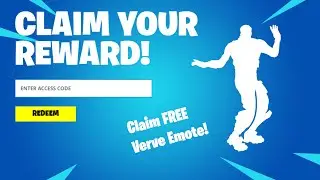How to get the We The People VERVE EMOTE for FREE in FORTNITE!