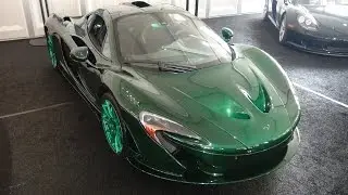 McLaren P1 green carbon @ Mecum Auction