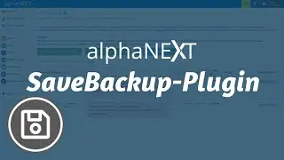 alphaNEXT Videoschulung: SaveBackup-Plugin