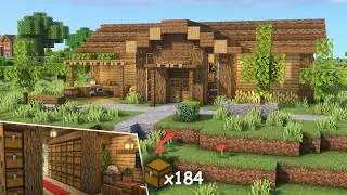 Minecraft: How To Build a Storage House | Easy Storage Room Tutorial