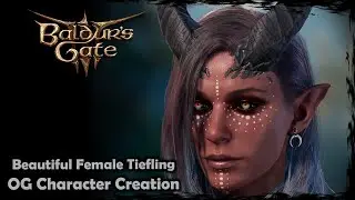 BALDUR'S GATE 3 || Beautiful Tiefling [Original Character #2] - Female Character Creation