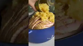 Caramelized Pineapple and Honey Ham #shorts