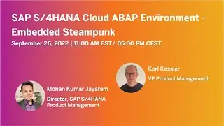 SAP S/4HANA Cloud ABAP Environment - Embedded Steampunk
