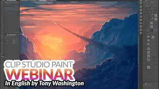 Webinar 🇬🇧 – Making Concept Art For Video Games & Movies in Clip Studio Paint with Tony Washington