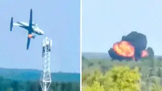 HORRIFYING Footage Of A Plane That Crashed After 49 Seconds