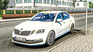 Skoda Octavia 2018 mod | ETS 2 1.44 Gameplay