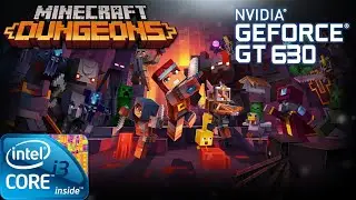 Minecraft Dungeons | Gameplay ON GT630 2GB DDR3 [HD]