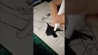 drawing aki Hayakawa from chainsaw man #shorts