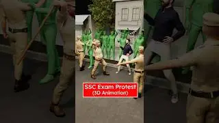 SSC Exam Protest (3D) by Professor Of How