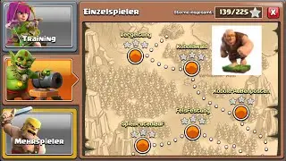 Clash of Clans: Möglichst viele Einzelspieler-Level nur mit Riesen schaffen