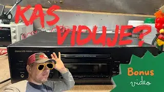 KAS VIDUJE ONKYO DX-708? Papildomas video rėmėjams.
