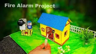 How to make fire alarm system || science exhibition project || Assam Make Stuff