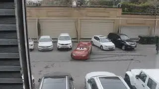 Lightning McQueen Parking in Baku