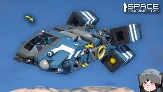 This Smartly Designed Small Ship is Great for Survival, Space Engineers