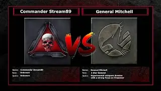 C&C 3: Kane´s Wrath - Kane´s Challenge - Commander Stream89 vs. General Mitchell [Hard]