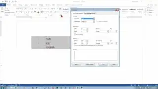 Word 2016: Tabs and Dot Leaders