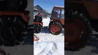 Турбо-Трактор Т-25 vs Уралец 220 вездеход по бездорожью Неспортивное поведение Т-25 