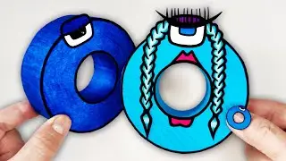 Cool Craft | Paper Alphabet Lore O+O 💙