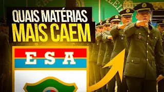 QUAIS MATÉRIAS QUE CAEM NA PROVA DA ESA?