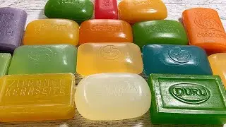 ASMR soap cutting Резка глицеринового мыла🧡