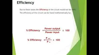 Lecture on Efficiency