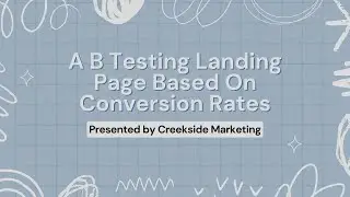 A B Testing Landing Page Based On Conversion Rates   Google Ads Management   Ads