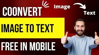 How to convert image to text | Convert image to text | OCR Converter | techooze hub