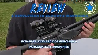 Vector Optics | Scrapper 1x22 Red Dot Sight With Paragon 3x18 Magnifier (SCRD-45 & SCMF-33)