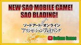 New SAO Mobile Game! Sword Art Online Alicization Blading!