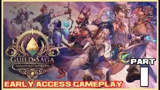 Guild Saga: Vanished Worlds Early Access Gameplay Part 1 - Pixel Tactical CRPG [NO COMMENTARY]