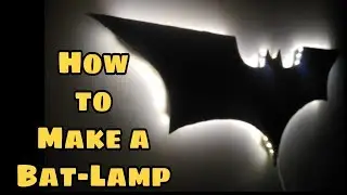 How to Make a Batman Lamp on Your Own || Bat-Lamp || DIY