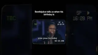 Beetlejuice's birthday date #beetlejuice #viral #shorts #fyp