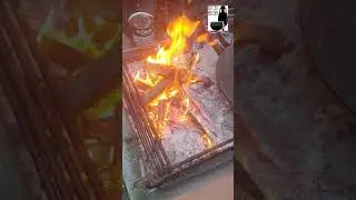 Open Firing Prehistoric Pottery in a Barbecue