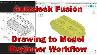 Autodesk Fusion - Beginner workflow "One Sketch One Feature"