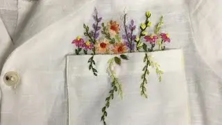 Hand embroidery ideas for summer shirts