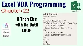 IF Then Else Statement in VBA | Excel VBA Programming (Chapter 22)